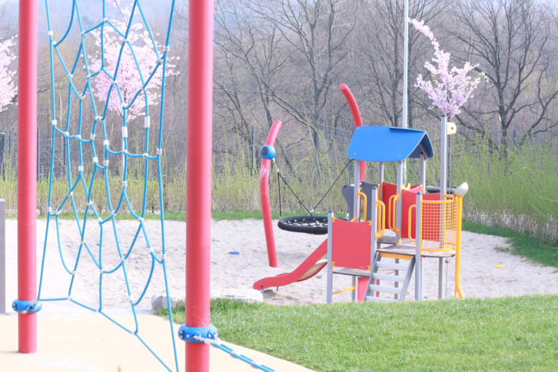 Spielplatz in der Wohnsiedlung